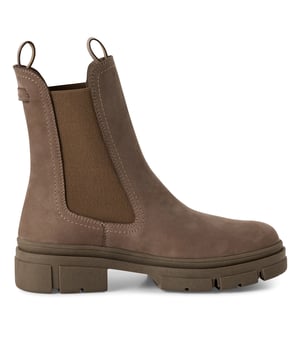 Werten Sie Ihre Garderobe mit diesen Chelsea Boots aus Leder von Tamaris auf. Sie bieten dauerhaften Komfort und einen eleganten High-Knöchel-Look. Mit Blockabsatz, bequemem Futter und Innensohle sorgen sie für ganztägigen Tragekomfort und Stil. Hauptmerkmale: Obermaterial aus echtem Leder, klassisches Chelsea-Boot-Design zum Hineinschlüpfen, Textilfutter und Innensohle, Komfortfutter und Touch-Technologie für gepolsterten Tragekomfort, stabiler 50-mm-Blockabsatz, Schafthöhe: 17,5 cm, strapazierfähige Synthetiksohle.