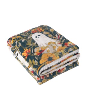 Wrap yourself in warmth and charm with the Bootanical Sherpa Fleece Throw. This exquisitely crafted throw invites you to indulge in cosy nights with its soft fleece front and plush sherpa fleece reverse. Its whimsical design blends delicate floral motifs with playful, framed ghostly figures, creating a beautifully unique take on seasonal décor. Perfect for curling up on chilly evenings, it balances comfort and creativity, making it a standout piece in any home. Designed to delight and impress, it’s an ideal choice for those who want their space to reflect a touch of personality while offering everyday practicality. 130 x 180cm