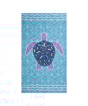 Fabric Technology: Antibacterial, Lightweight, Quick Dry. Fabric: Microfibre, Soft Touch. Length: 150cm. Width: 85cm. Design: Leaves, Printed, Starfish, Turtle, Wave.