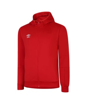 Materiaal: 100% polyester. Stof: Gebreid. Ontwerp: Logo. Hem: Ribben. Kap Kenmerken: Scuba, Knevelversteller. Contrastinzet. Halslijn: Kapitein. Mouwtype: Met lange mouwen. Manchet: Ribbel. Zakken: 2 Zijzakken, Rits. Bevestiging: Volledige ritssluiting.
