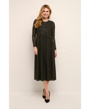Feminine,Midi lengte,Lange mouwen  Fijne was 30°, niet bleken, niet in de droger drogen, Liggend laten drogen., koud strijken max. 110° C, Niet droog reinigen  95% Polyester,5% Elastaan