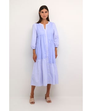 A-shape,Midi-Länge,3/4 Ärmel  Schonwäsche 30°, Nicht bleichen, Nicht im Trockner trocknen, Tropnass aufhängen, Kalt bügeln max. 110° C, Nicht trockenreinigen  85% Polyester,15% Baumwolle