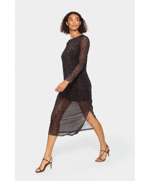 Fitted,Midi-Länge,Lange Ärmel  Schonwäsche 30°, Nicht bleichen, Nicht im Trockner trocknen, Tropnass aufhängen, Nicht bügeln, Nicht trockenreinigen  95% Polyester,5% Elasthan