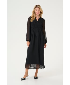 Regular fit,Midi lengte,Lange mouwen  Wassen op 30°, niet bleken, niet in de droger drogen, Druipnat ophangen in de schaduw, warm strijken max. 150° C, Droogreiniging  100% Polyester