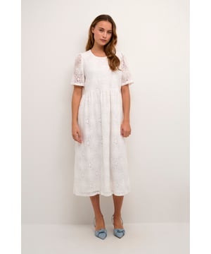 Feminine,Midi lengte,Korte mouwen  Fijne was 30°, niet bleken, niet in de droger drogen, Druipnat ophangen in de schaduw, koud strijken max. 110° C, Droogreiniging  70% Polyamide,30% Katoen