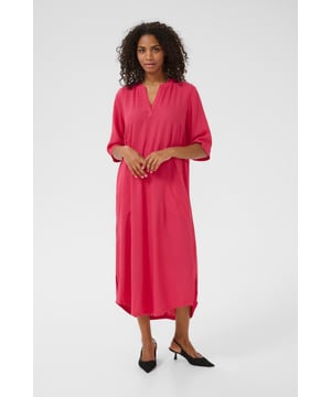 Relaxed fit,Midi lengte,Elleboog lengte  Fijne was 30°, niet bleken, niet in de droger drogen, Druipnat ophangen in de schaduw, warm strijken max. 150° C, Droogreiniging  70% Viscose (LivaEco™),30% Linnen