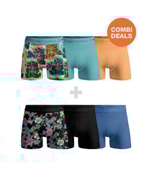 De Boxershorts/Onderbroeken van Muchachomalo zitten als gegoten en zijn gemaakt van hoogwaardig katoen. Een zachte elastische logotailleband van microvezelstof zorgt voor extra comfort. De Boxershorts hebben een normale fit, wassen op 30 graden, niet in de droger.