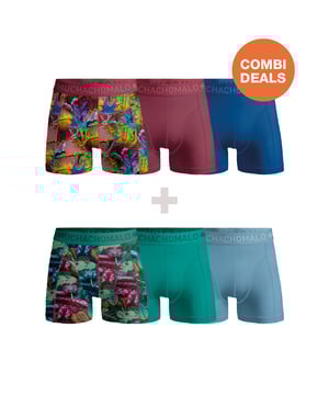 De Boxershorts/Onderbroeken van Muchachomalo zitten als gegoten en zijn gemaakt van hoogwaardig katoen. Een zachte elastische logotailleband van microvezelstof zorgt voor extra comfort. De Boxershorts hebben een normale fit, wassen op 30 graden, niet in de droger.