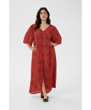 A-shape,Lange lengte,Elleboog lengte  Fijne was 30°, niet bleken, niet in de droger drogen, Druipnat ophangen in de schaduw, koud strijken max. 110° C,   100% Viscose