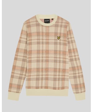 Entdecken Sie den Spring Tartan Rundhalspullover, ein elegantes Stück aus unserer Legacy-Kollektion, das Ihre Strickkollektion aufwertet. Dieser Pullover präsentiert sich im klassischen Tartan-Muster mit einem goldenen, gestickten Adler auf der linken Brustseite und strahlt so raffinierte Eleganz und Stil aus. Zusammensetzung: 60 % Baumwolle, 40 % Viskose. Passform: Normalgröße. Branding: Goldenes Adler-Logo. Position: Obere linke Brust. Vielseitiger Style für verschiedene Anlässe. Luxuriöses Tragegefühl, perfekt für die Übergangszeit. Dieser zeitlose Pullover verkörpert die Essenz frühlingshafter Herrenmode und verleiht Ihrer Garderobe Raffinesse.