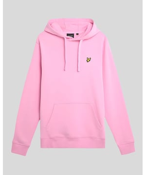 Onze pullover hoodie is geborduurd met ons iconische gouden adelaarslogo op de borst, maar verder is alles eenvoudig gehouden. Het is gemaakt van loopback katoen-jersey voor een relaxed fit en heeft een ruime bu pocket. \n- Kap met trekkoordsluiting \n- Lange mouwen \n- Voren bu pocket \n- Samenstelling: 100% katoen