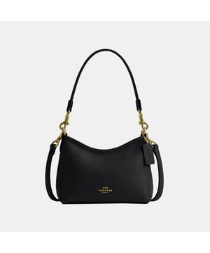 Laurel Small Shoulder Bag in Lux Pebble Leather, Inside zip pocket,  Length: 19.00 cm,  Width: 8.50 cm,  Height: 15.50 cm