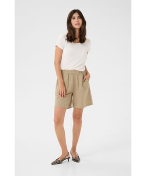 Relaxed fit,Elastische taille,Taille lengte,Relaxed  Wassen op 30°, niet bleken, drogen in droger behoedzaam, Druipnat ophangen, koud strijken max. 110° C, Niet droog reinigen  55% Linnen,45% Katoen