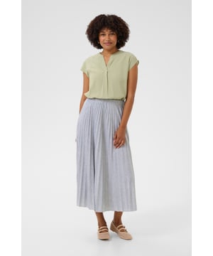 A-shape,Elastische taille,Midi lengte  Fijne was 30°, niet bleken, niet in de droger drogen, Druipnat ophangen in de schaduw, koud strijken max. 110° C,   100% Polyester