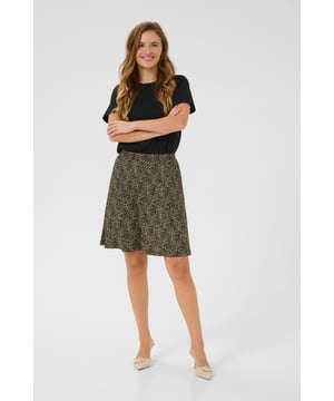 Regular fit,Elastische Taille,Über Knielänge  30° waschbar, Nicht bleichen, Nicht im Trockner trocknen, Tropnass aufhängen im Schatten, Warm bügeln max. 150° C, Trockenreinigung  98% Polyester,2% Elasthan