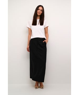 Regular fit,Hohe Taille,Knöchellänge  30° waschbar, Nicht bleichen, Nicht im Trockner trocknen, Tropnass aufhängen im Schatten, Kalt bügeln max. 110° C, Trockenreinigung  64% Polyester (Recycelt),33% Viskose,3% Elasthan