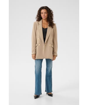 Tight fit,Heup lengte,Lange mouwen  Wassen op 30°, niet bleken, niet in de droger drogen, koud strijken max. 110° C, Droogreiniging  70% Viscose,27% Polyester,3% Elastaan