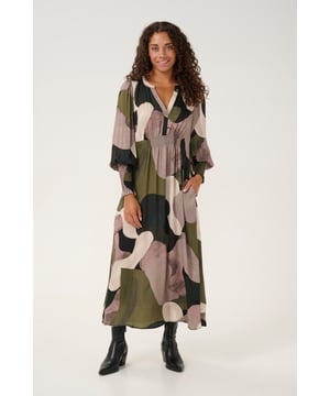 Relaxed fit,Midi lengte,Lange mouwen  Fijne was 30°, niet bleken, niet in de droger drogen, Druipnat ophangen, koud strijken max. 110° C, Droogreiniging  100% Viscose (LENZING™ ECOVERO™)