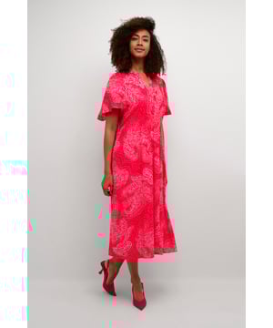 Relaxed fit,Midi lengte,Elleboog lengte  Fijne was 30°, niet bleken, niet in de droger drogen, Druipnat ophangen, koud strijken max. 110° C, Droogreiniging  100% Viscose (LENZING™ ECOVERO™)