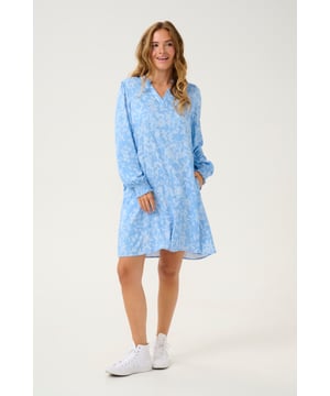 Relaxed fit,Boven de knie,Lange mouwen  Fijne was 30°, niet bleken, niet in de droger drogen, Liggend laten drogen., koud strijken max. 110° C, Droogreiniging  100% Viscose