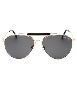 Experience luxury and style with the Tom Ford Raphael-02 Sunglasses in shiny rose gold. These sunglasses feature a sophisticated rose gold frame paired with smoke-tinted lenses, offering both elegance and effective sun protection. Designed to complement any outfit, they provide a perfect blend of fashion and function. Elevate your look with these iconic sunglasses that promise durability, comfort, and timeless appeal. Ideal for those who appreciate refined accessories that make a statement wherever they go. 59X14X145 100% Metal