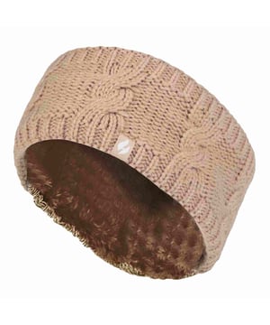 Heat Holders Ladies Headband: With Heat Holders, you know that warmth is a guarantee. That's why Heat Holders have now developed a ladies winter. This way you can keep your ears and head warm without compromise on your hair-do. Headbands are a great alternative to regular beanie hats as with a Heat Holders headband you are given the freedom to wear your hair however you want, whether in a bun or ponytail. These Heat Holders headbands are made with Heat Holders specially developed high performance thermal yarn, which provides insulation against cold with superior moisture breathing abilities. The inside of these headbands are made from Heat Holders plush fur-like fleece lining - Heat Weaver. This insulation layer maximises the amount of warm air held close to the skin. Keeping you warmer, for longer. These ladies headbands are stylish and warm, the outer being a classic chunky cable knit design, making it fit in with any winter fashion. They are available in one size and in 2 colours; black and purple. They are made of an outer of 100% Acrylic and lining of 100% Polyester. Extra Product Details: - Headband - Cable Knit - Heatweaver Lining - Advanced insulating yarn - 2 colours - One Size - Stylish and classic - Outer - 100% Acrylic - Lining - 100% Polyester