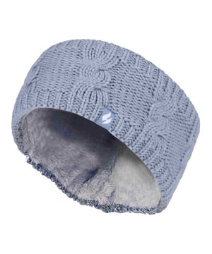 Diadema Heat Holders para Damas: Con Heat Holders, sabes que la calidez es una garantía. Por eso, Heat Holders ha desarrollado una diadema para el invierno femenino. De esta manera, puedes mantener tus orejas y cabeza calentitas sin comprometer tu peinado. Las diademas son una gran alternativa a los gorros habituales, ya que con una diadema Heat Holders tienes la libertad de llevar tu cabello como desees, ya sea en un moño o en una coleta. Estas diademas Heat Holders están hechas con un hilo térmico de alto rendimiento especialmente desarrollado por Heat Holders, que proporciona aislamiento contra el frío con superiores capacidades de transpiración de la humedad. El interior de estas diademas está confeccionado con un forro de felpa suave similar a la piel, llamado Heat Weaver. Esta capa de aislamiento maximiza la cantidad de aire caliente que se mantiene cerca de la piel. Te mantiene más caliente por más tiempo. Estas diademas para damas son elegantes y cálidas, con un diseño clásico de trenzado grueso, lo que las hace encajar con cualquier moda de invierno. Están disponibles en una talla y en 2 colores: negro y púrpura. Están hechas de un exterior 100% Acrílico y un forro 100% Poliéster. Detalles Adicionales del Producto: - Diadema - Trenzado - Forro Heatweaver - Hilo aislante avanzado - 2 colores - Una Talla - Elegante y clásico - Exterior - 100% Acrílico - Forro - 100% Poliéster