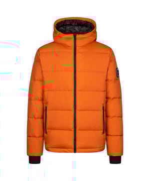 Füllung: Daunen. Design: Unifarben, Ärmelaufnäher. Mit Kapuze. Bündchen: Innen gerippt. Langärmlig. Wattiert. Kapuzenmerkmale: Aufnähen. Taschenart: Zwei Seitentaschen. Durchgehender Reißverschluss. XS: 88,9 cm. S: 93,98 cm. M: 102 cm. L: 109 cm. XL: 116,84 cm. XXL: 121,92 cm.