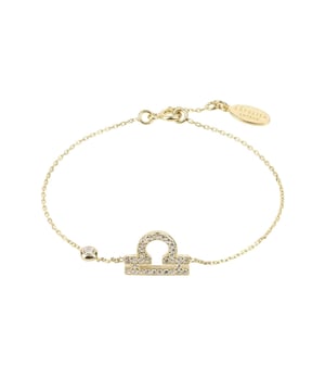 Introducing the Zodiac Horoscope Star Sign Bracelet Libra - a must-have accessory for fashion-savvy Libras!This chic bracelet is made of 925 sterling silver and features a star sign motif hand set with sparkling white zirconia stones. It's adjustable to fit most wrist sizes from 14.5cm to 17cm, weighs 1.9g and comes in a choice of 22ct gold, 22ct rose gold or rhodium plating.The zodiac horoscope star sign Libra is represented by the Scales and is known for its balance, fairness and diplomacy. Libras are symbolized by the scales because they are always looking to find equilibrium in every aspect of their lives. They are also lovers of beauty and harmony, and will go to great lengths to maintain peace and tranquillity.Libras are known for their good taste and celebrate their birthdays from September 23 - October 22. So whether you're treating yourself or buying a unique gift for a special Libra in your life, this bracelet is sure to become a treasured favourite.