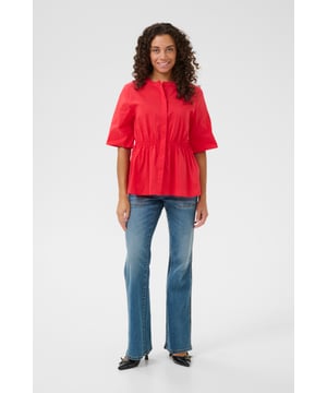 Feminine,Normale lengte,Boven elleboog  Fijne was 30°, niet bleken, niet in de droger drogen, Liggend laten drogen., koud strijken max. 110° C, Droogreiniging  65% Katoen,33% Polyester,2% Elastaan