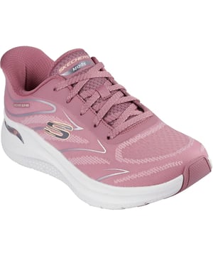 Stap op met je routine met comfortabele Skechers Arch Fit 2.0. Dit instapmodel met veters heeft geïntegreerde Arch Fit-inlegzolen.