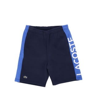 Kids’ Lacoste Colour-Stripe Organic Cotton Shorts Drawstring with logo tabs Contrast side stripes with Lacoste branding on one side Embroidered crocodile detail at hem Brushed organic cotton flannel Recycled polyester Kids’ Lacoste Colour-Stripe Organic Cotton Shorts Drawstring with logo tabs Contrast side stripes with Lacoste branding on one side Embroidered crocodile detail at hem Brushed organic cotton flannel Recycled polyester