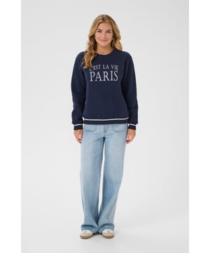 Loose fit,Lange Ärmel    85% Baumwolle,15% Polyester