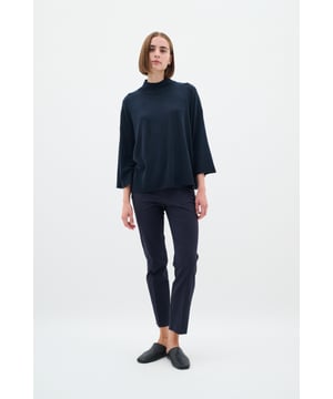 Slim fit,Mittlere Taille,Knöchellänge  Schonwäsche 30°, Nicht bleichen, Nicht im Trockner trocknen, Tropnass aufhängen, Kalt bügeln max. 110° C, Trockenreinigung  58% Baumwolle,37% Polyester,5% Elasthan