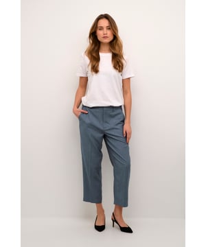 Regular fit,Hohe Taille,Knöchellänge,Gerade  30° waschbar, Nicht bleichen, Nicht im Trockner trocknen, Tropnass aufhängen im Schatten, Kalt bügeln max. 110° C, Trockenreinigung  71% Polyester,29% Viskose