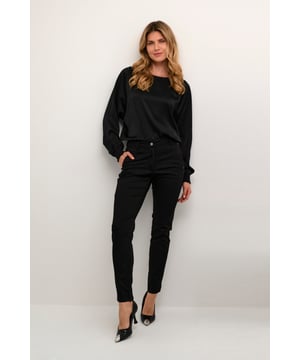 Regular fit,Regular taille,Lange lengte,Slim  Fijne was 30°, niet bleken, niet in de droger drogen, Druipnat ophangen in de schaduw, koud strijken max. 110° C, Droogreiniging  38% Polyester,30% Katoen,30% Viscose,2% Elastaan