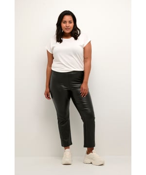 Slim fit,Elastische Taille,Knöchellänge,Gerade  Schonwäsche 30°, Nicht bleichen, Nicht im Trockner trocknen, Tropnass aufhängen, Kalt bügeln max. 110° C, Trockenreinigung  75% Viskose,21% Nylon,4% Elasthan