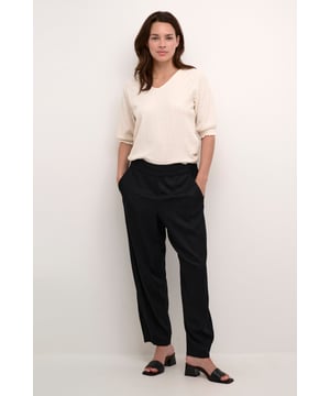 Casual fit,Elastische taille,Enkel lengte  Fijne was 30°, niet bleken, niet in de droger drogen, Druipnat ophangen in de schaduw, warm strijken max. 150° C, Droogreiniging  100% Viscose (LENZING™ ECOVERO™)