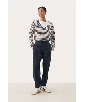 Contemporary fit,Comfort Taile,Knöchellänge,Tapered  30° waschbar, Nicht bleichen, Nicht im Trockner trocknen, Tropnass aufhängen im Schatten, Kalt bügeln max. 110° C, Trockenreinigung  100% Leinen