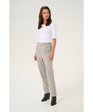 Regular fit,Elastische Taille,Lang,Slim  30° waschbar, Nicht bleichen, Nicht im Trockner trocknen, Tropnass aufhängen im Schatten, Kalt bügeln max. 110° C, Trockenreinigung  76% Polyester (Recycelt),20% Viskose,4% Elasthan