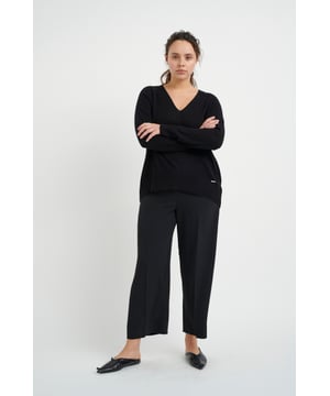 Regular fit,Halfhoge taille,Enkel lengte,7/8 Length  Wassen op 30°, niet bleken, niet in de droger drogen, Druipnat ophangen, koud strijken max. 110° C, Droogreiniging  100% Polyester