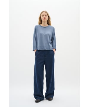 Regular fit,Regular taille,Lange lengte,Straight  Wassen op 30°, niet bleken, drogen in droger behoedzaam, Druipnat ophangen in de schaduw, warm strijken max. 150° C,   82% Katoen,18% Linnen