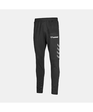 Elasticated waistband with drawstring.Two side pockets.Regular fit.