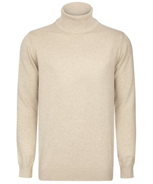 Felix Hardy vereint Eleganz und Komfort mit diesem Herren Rollkragenpullover. Hergestellt aus 100% Baumwolle bietet er ein natürliches und angenehmes Tragegefühl mit seinem weichen und strapazierfähigen Stoff. Der Pullover verfügt über ein klassisches Rollkragendesign, das einen zeitlosen und vielseitigen Look für verschiedene Anlässe bietet. Dank seiner flexiblen Struktur und bequemen Passform ist dieser Pullover für ganztägigen Komfort konzipiert. Er lässt sich mühelos mit Jeans, Hosen oder Chinos kombinieren und ist ideal für den täglichen Gebrauch geeignet. Erhältlich in verschiedenen Farben, die individuelle Stilvorlieben ergänzen, passt er sich reibungslos von Frühling über Herbst bis zu kühleren Sommertagen an. Für Styling-Tipps tragen Sie ihn lässig mit Jeans und Stiefeln für ein schickes Ensemble oder heben Sie ihn mit maßgeschneiderten Hosen und Schnürschuhen für ein raffiniertes Aussehen hervor. In kälterem Wetter können Sie ihn mit einer Jacke oder Mantel für zusätzliche Wärme und Stil kombinieren. Pflegehinweise umfassen Handwäsche oder Maschinenwäsche in kaltem Wasser, Bügeln bei niedriger Hitze und Vermeidung von Bleiche oder chemischer Reinigung. Hergestellt mit akribischer Aufmerksamkeit für Details und Verwendung hochwertiger Materialien bietet der Felix Hardy Herren Rollkragenpullover sowohl Eleganz als auch Komfort und wird sicherlich zu einem vielseitigen Grundnahrungsmittel in Ihrer Garderobe während der gesamten Saison.