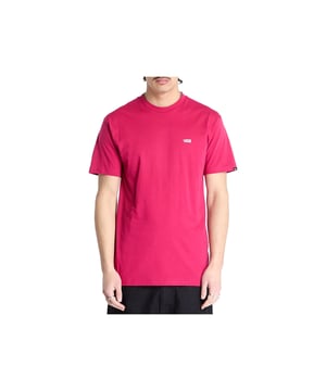 CAMISETA HOMBRE LEFT CHEST LOGO TEE GRANATE