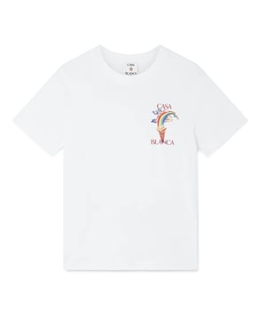 The Nature's Teacher t-shirt is a short-sleeved printed design crafted from organic cotton fabric featuring the house's seasonal artwork inspired by the Eleusis ritual and the pursuit of knowledge theme featured in the previous season. Completed with a classic crew neck.