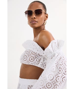 Beach Woven Bardot Beach Top