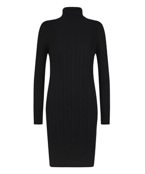 Dieses Kleid verkörpert Felix Hardys unverwechselbare Mischung aus Eleganz und Stil mit einem groben Zopfmuster-Design und einem einzigartigen Rollkragen. Gefertigt aus einer luxuriösen Mischung aus Wolle, bietet es außergewöhnlichen Komfort und Haltbarkeit, gewährleistet Wärme an kalten Wintertagen und wird zu einem unverzichtbaren Bestandteil Ihrer Garderobe. Mit Blick auf die neuesten Trends zeigt das Kleid ein elegantes, grobes Zopfmuster, das einen modernen und schicken Touch verleiht. Der Rollkragen betont das Dekolleté mit einer stilvollen Optik, während die langen Ärmel zusätzlichen Schutz und Komfort bieten. Perfekt für verschiedene Anlässe, lässt es sich mühelos mit Leggings kombinieren oder kann alleine für einen schlanken und eleganten Look getragen werden. Für ein lässiges, aber schickes Ensemble kombinieren Sie das Kleid mit kniehohen oder knöchelhohen Stiefeln. Wechseln Sie nahtlos zur Abendgarderobe, indem Sie es mit Strumpfhosen und Absätzen stylen. In den kälteren Monaten ergänzen Sie Ihr Outfit mit einem dicken Schal und Handschuhen, um warm zu bleiben und gleichzeitig Ihren stilvollen Flair zu bewahren. Die Pflege dieses Kleides ist einfach: Handwäsche wird empfohlen oder Maschinenwäsche in kaltem Wasser im Schonwaschgang. Bei Bedarf bei niedriger Hitze bügeln und auf Bleichmittel und chemische Reinigung verzichten, um die Qualität zu erhalten. Felix Hardys Grobstrick Zopfmuster Damen Rollkragenkleid zeichnet sich durch seine hochwertigen Materialien und sorgfältige Verarbeitung aus und ist ein Muss für die Wintersaison. Bleiben Sie die ganze Saison über gemütlich und stilvoll!