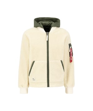 The Teddy Nylon ZH Jacket by ALPHA INDUSTRIES is a bomber jacket for men with a regular fit. The jacket is lightly lined and has side pockets and a zip fastening. With its stylish design, it is the perfect companion for everyday wear.