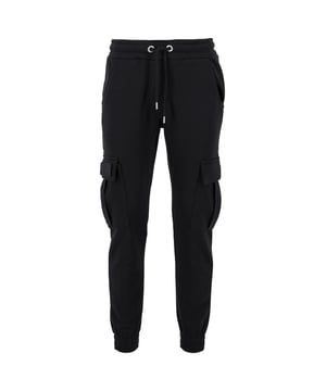 Este cómodo y elegante pantalón de chándal cuenta con cintura y bajos elásticos para un ajuste perfecto, bolsillos cargo planos para guardar tus objetos esenciales y un cierre de velcro bordado en el bolsillo para un look informal.